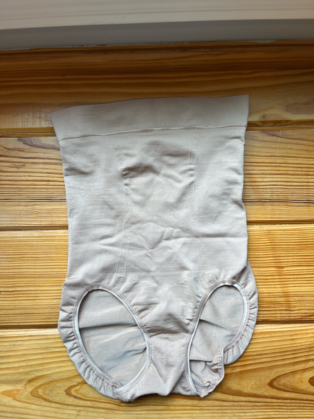 Victoria's Secret Beige High-Waist Shaping Briefs